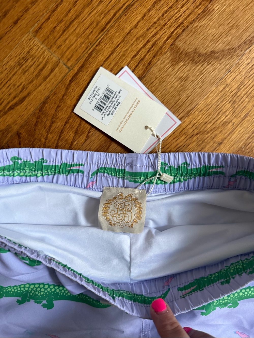 NWT TBBC Boy Swim Trunks sz: 14 - Picture 2 of 4